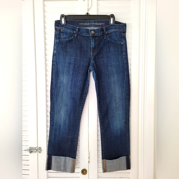 Citizens Of Humanity Dani Cropped Straight Leg Jeans Size 28 - Picture 6 of 15